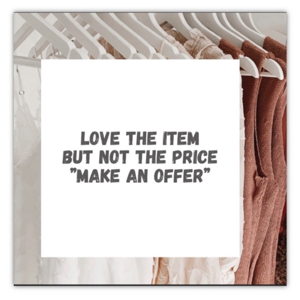 I love sales as much as you do.I accept reasonable offers, just give it a try 😉